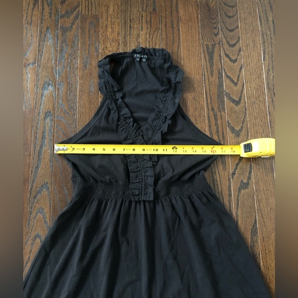 Theory Women’s S Razorback Ruffled V-Neck A-Line Cotton Dress - EUC! - Picture 3 of 9